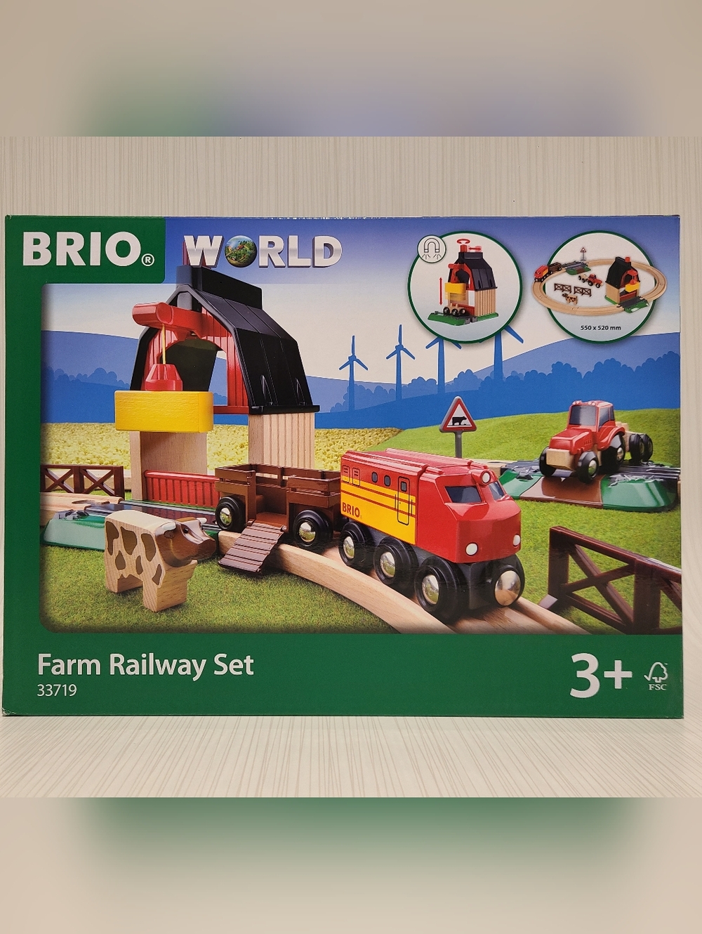 Brio Farm Railway Set 33719 Brand New
